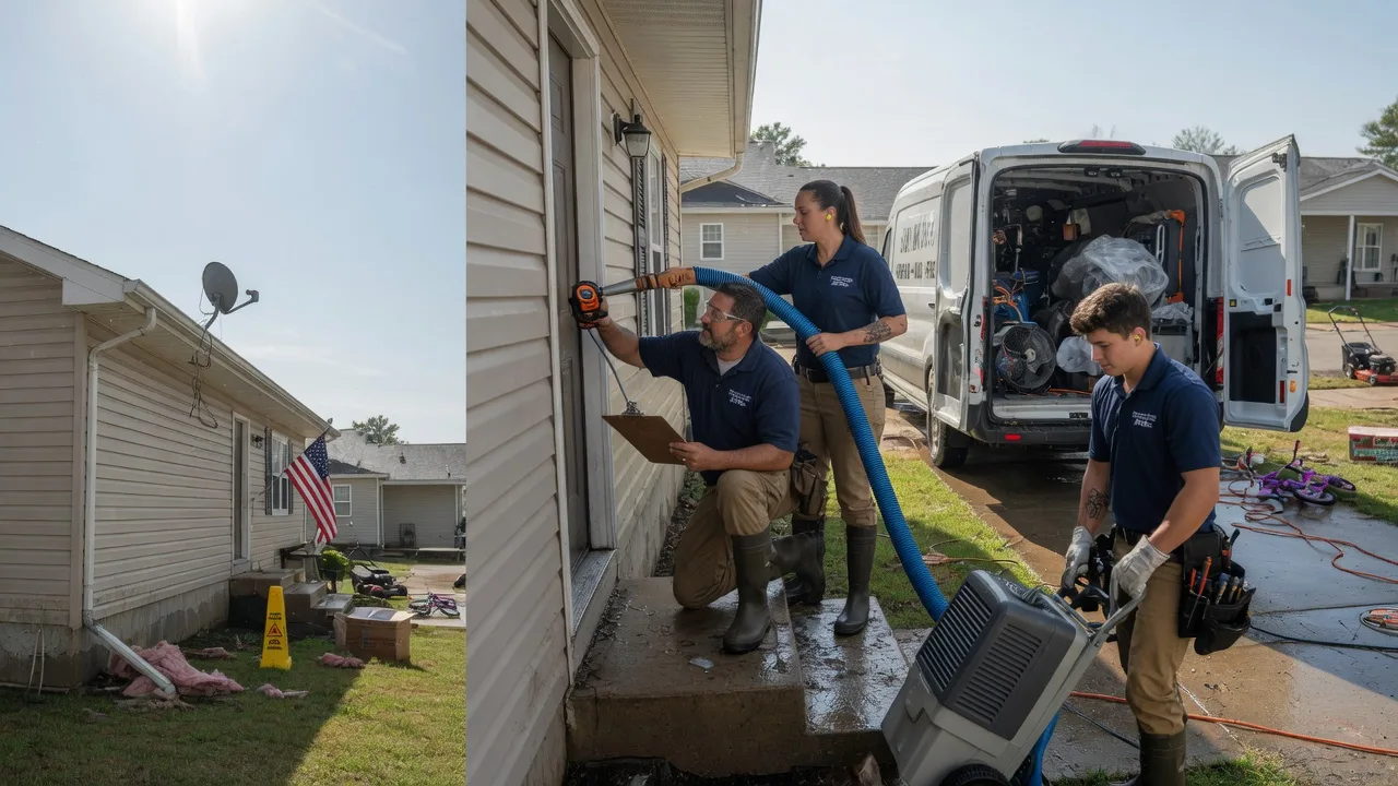 Ceiling Water Damage Restoration in Denhoff, ND near me